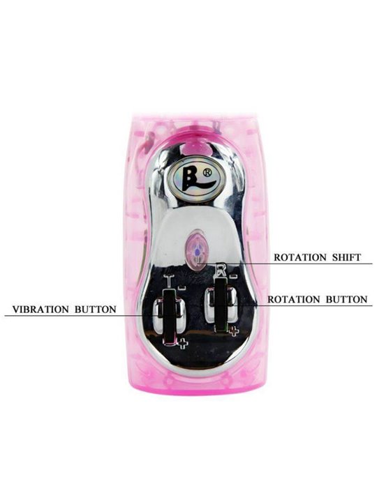 Baile Throbbing Rabbit - Vibratore con Rotazione e Stimolatore a Coniglio