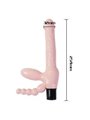 Baile Super Strapless - Dildo Strap-On Senza Imbracatura con Plug Anale e Vaginale