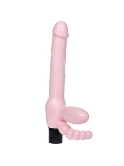 Baile Super Strapless - Dildo Strap-On Senza Imbracatura con Plug Anale e Vaginale