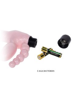 Baile Super Strapless - Dildo Strap-On Senza Imbracatura con Plug Anale e Vaginale