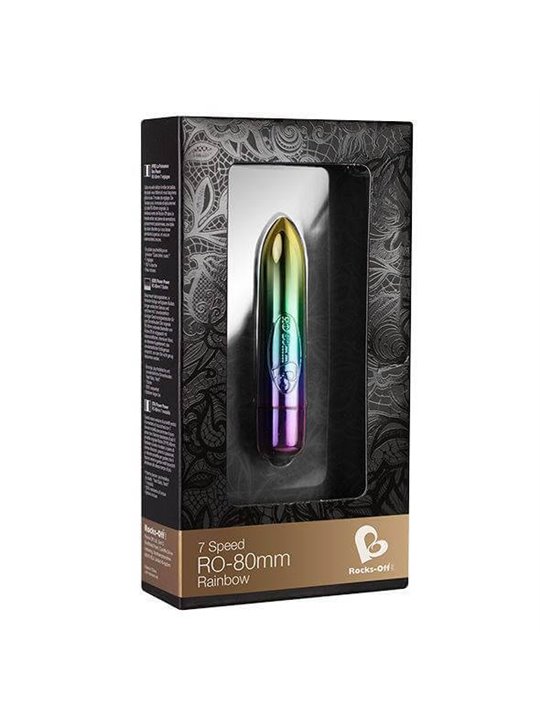 Rocks-Off - Ro-80Mm 7-Speed Rainbow