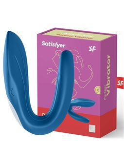 Satisfyer Double Whale Partner- Vibratore Massaggiatore per Coppie