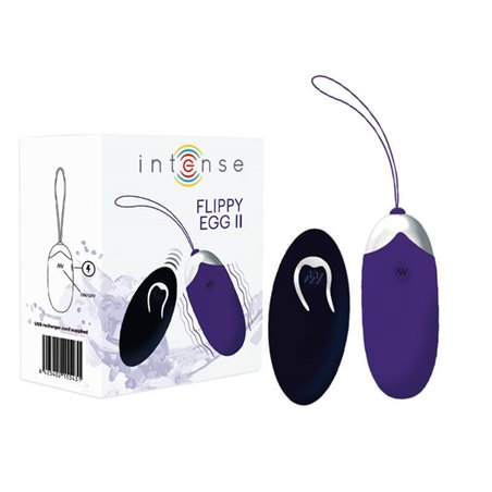Intense Flippy II  Vibrating Egg with Remote Control Purple