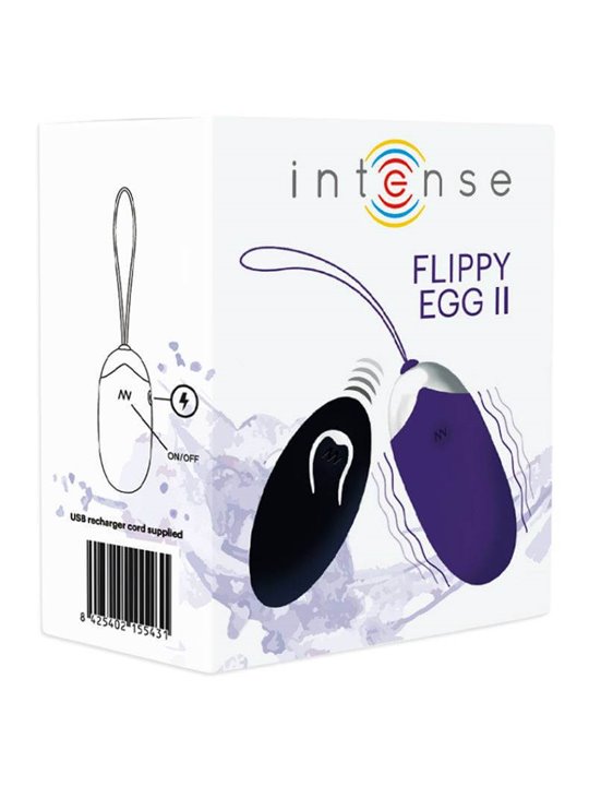 Intense Flippy II  Vibrating Egg with Remote Control Purple