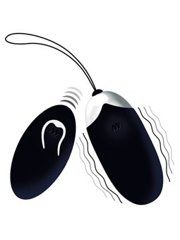 Intense Flippy II  Vibrating Egg With Remote Control Black