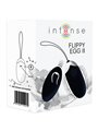 Intense Flippy II  Vibrating Egg With Remote Control Black