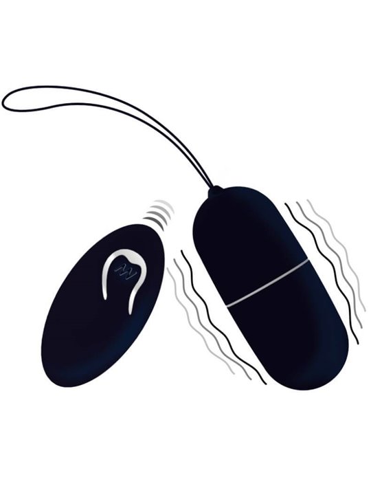 Intense Flippy i Vibrating Egg With Remote Control Black