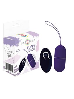 Intense Flippy i Vibrating Egg With Remote Control Purple