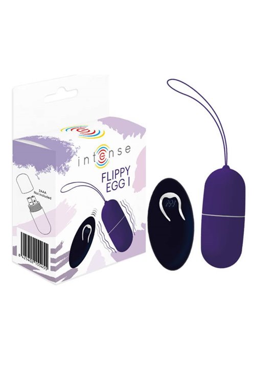 Intense Flippy i Vibrating Egg With Remote Control Purple