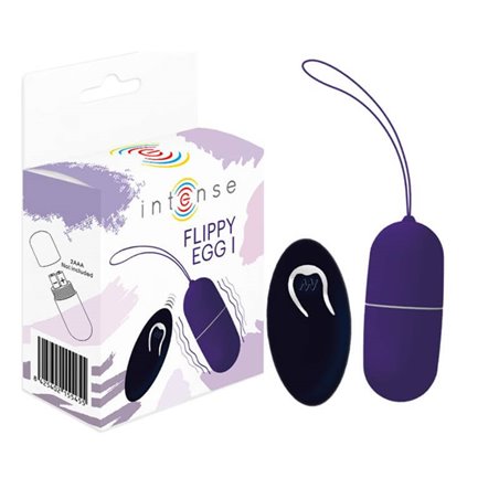 Intense Flippy i Vibrating Egg With Remote Control Purple