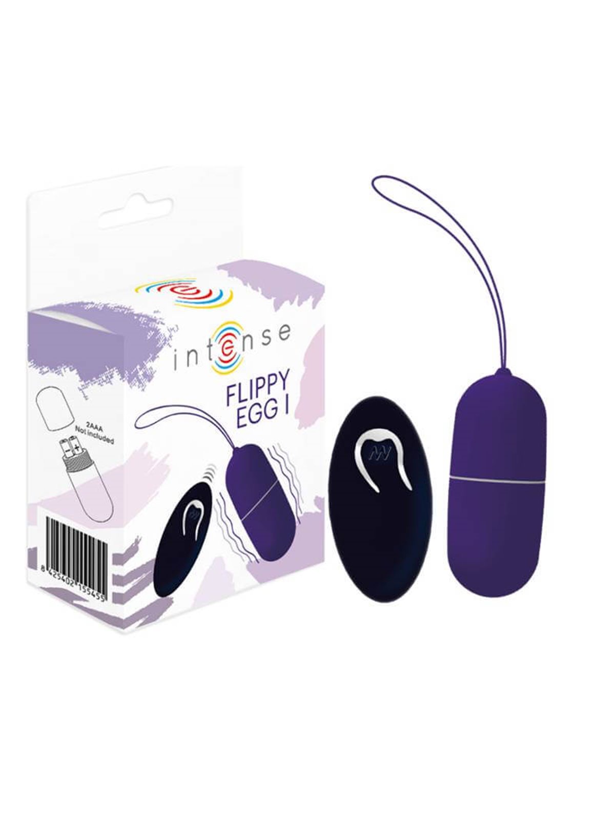 Intense Flippy i Vibrating Egg With Remote Control Purple