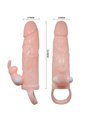 Baile - Brave Man Penis Cover with Rabbit and Double Engine Flesh 16.5 CM