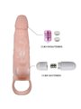 Baile - Brave Man Penis Cover with Rabbit and Double Engine Flesh 16.5 CM