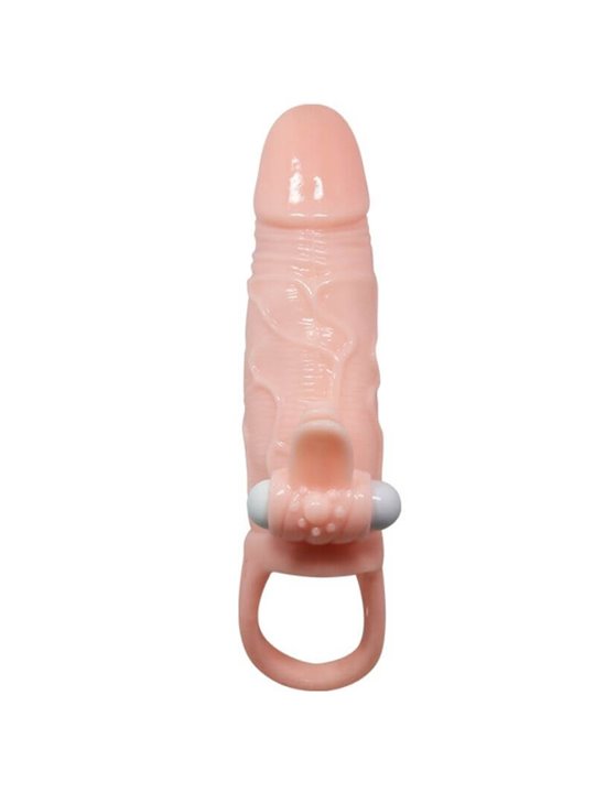 Baile Brave Man - Guaina Fallica con Plug Anale e Vibrazione 16,5 CM