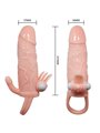 Baile Brave Man - Guaina Fallica con Plug Anale e Vibrazione 16,5 CM