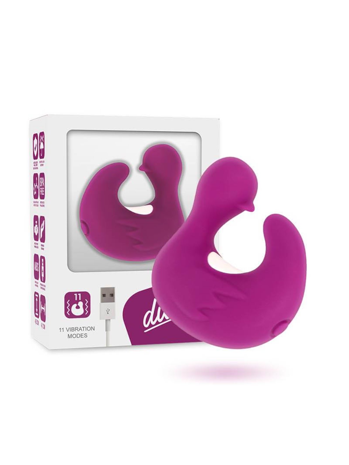 Coverme - Duckymania Rechargeable Silicone Stimulating Duck Thimble