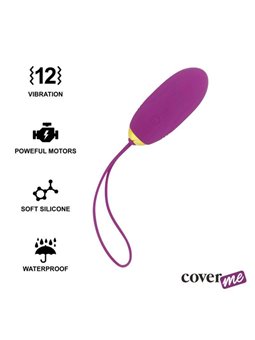 Coverme Lapi - Ovetto Vibrante in Silicone con Telecomando - Viola