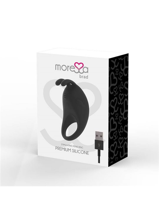 Moressa Brad Premium Silicone Rechargeable Black