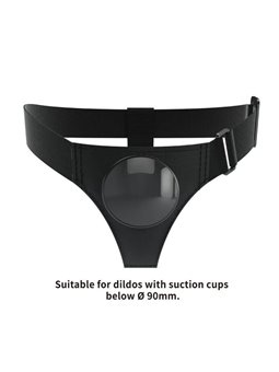 Pretty Love - Universal Harness Brief Black