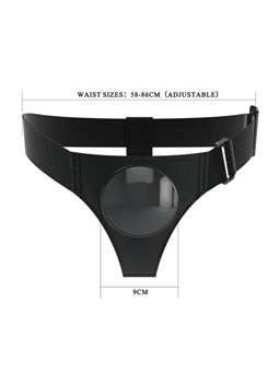 Pretty Love - Universal Harness Brief Black