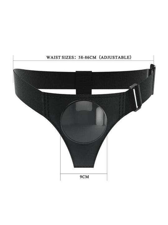 Pretty Love - Universal Harness Brief Black