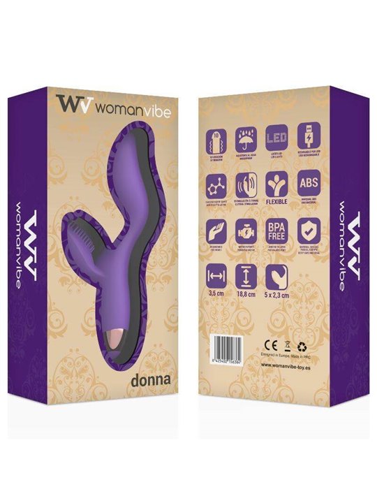 Womanvibe - Donna Rechargeable Silicone Vibrator