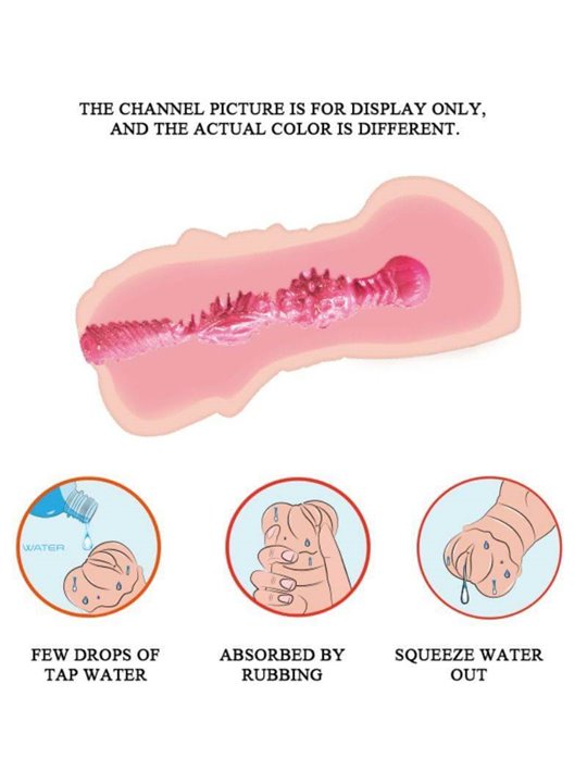 Crazy Bull Water Skin - Masturbatore Vagina Realistica Vibrante 14 CM