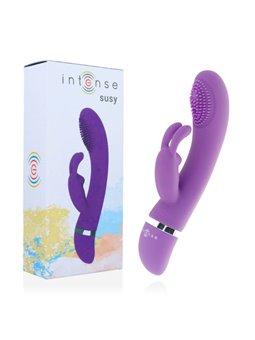 Intense - Susy Silicon Rabbit Lilac Oscillating Vibrator