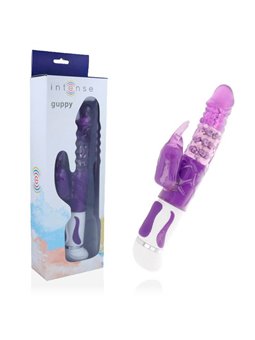 Intense Guppy Vibrator Rabbit Purple