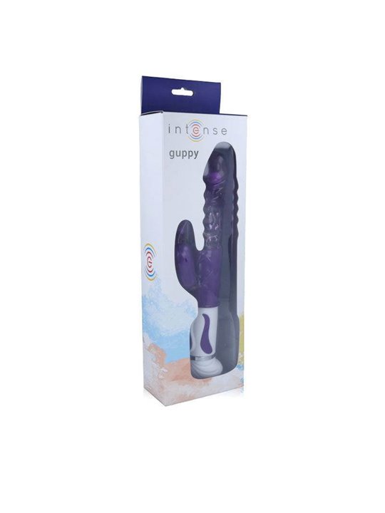 Intense Guppy Vibrator Rabbit Purple