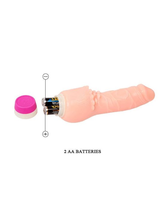 Baile Vibe - Dildo Realistico Vibrante 19,5 CM Colore Naturale