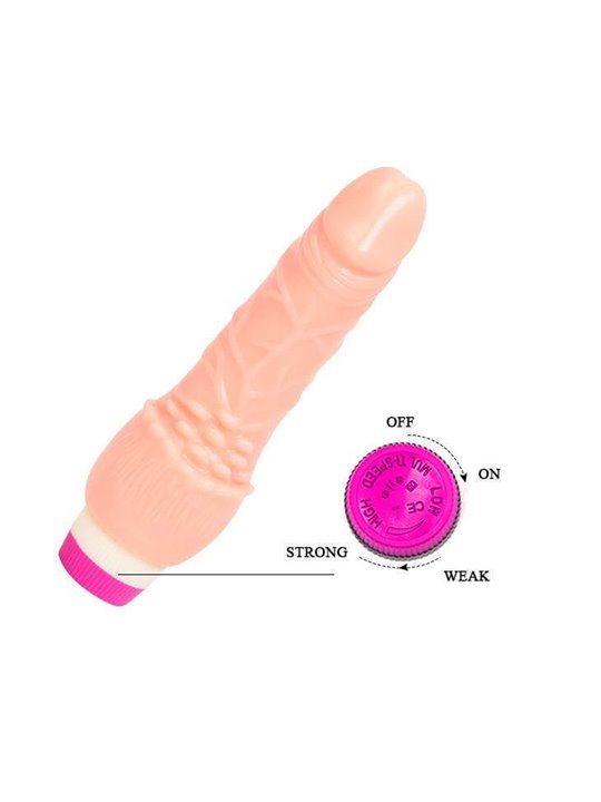 Baile Vibe - Dildo Realistico Vibrante 19,5 CM Colore Naturale