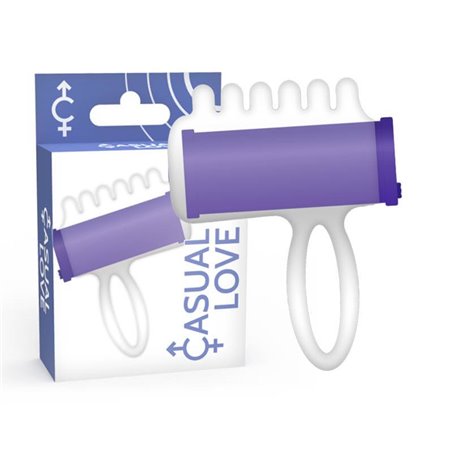 Casual Love Thimble Vibrator - Vibratore Vaginale da Dito - Viola