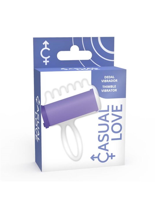 Casual Love Thimble Vibrator - Vibratore Vaginale da Dito - Viola