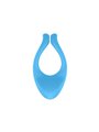 Satisfyer - Vibratore Vaginale in Silicone per Coppia Stimolatore Doppio Clitoride Partner Blu