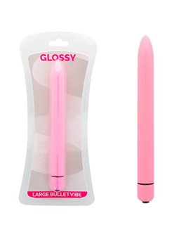 Glossy - Slim Vibrator Pink