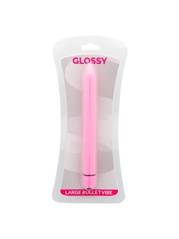 Glossy - Slim Vibrator Pink