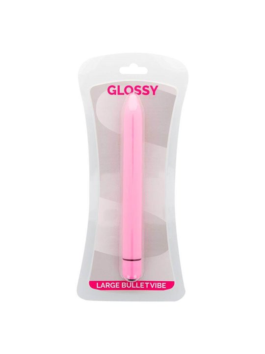 Glossy - Slim Vibrator Pink