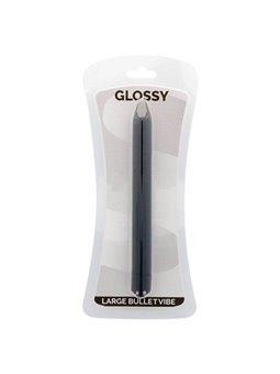 Glossy - Slim Vibrator Black