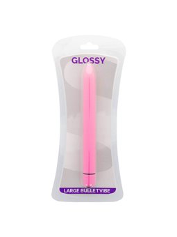 Glossy - Slim Vibrator Deep Rose