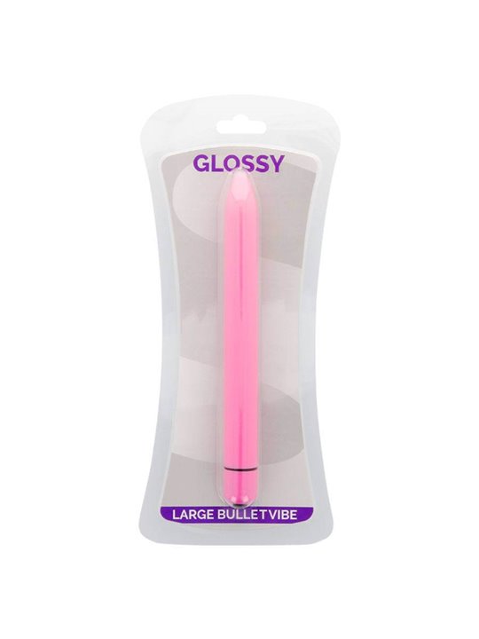 Glossy - Slim Vibrator Deep Rose