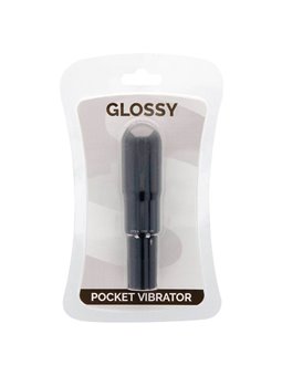 Glossy - Pocket Vibrator Black