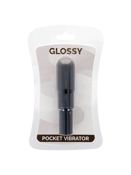 Glossy - Pocket Vibrator Black