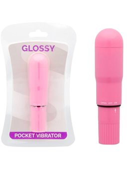 Glossy - Pocket Vibrator Deep Rose
