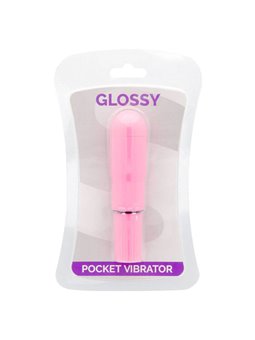 Glossy - Pocket Vibrator Deep Rose