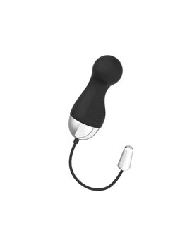 Brilly Glam Ian - Ovetto Vibrante in Silicone con Telecomando 10 Funzioni - Nero
