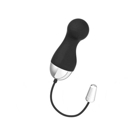 Brilly Glam Ian - Ovetto Vibrante in Silicone con Telecomando 10 Funzioni - Nero