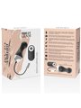 Brilly Glam Ian - Ovetto Vibrante in Silicone con Telecomando 10 Funzioni - Nero