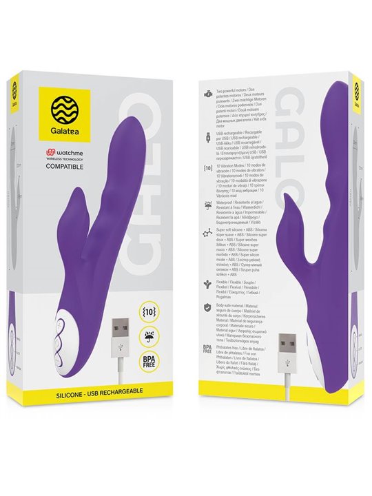 Galatea - Galo Lilac Vibrator Compatible With Watchme Wireless Technology