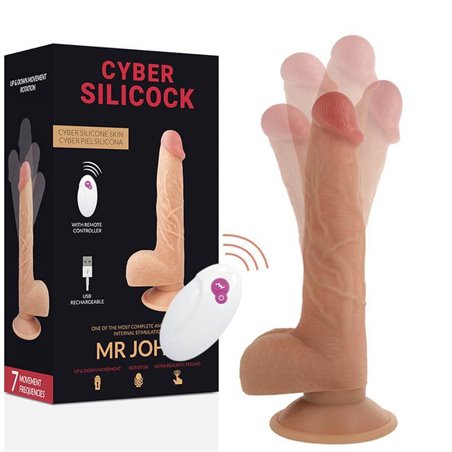 Cyber Silicock Mr John - Pene Ultra Realistico Up & Down 20,9 Cm